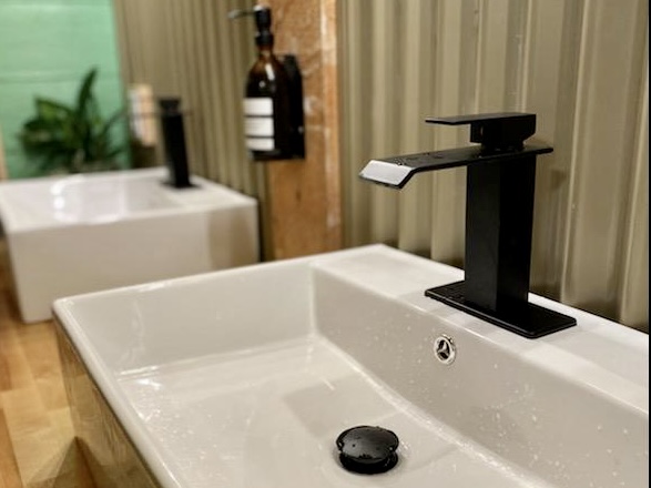 Campground bathroom sinks